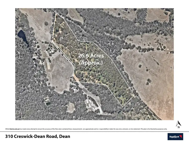 Floorplan of Homely land listing, 310 Creswick-Dean Road, Dean VIC 3363