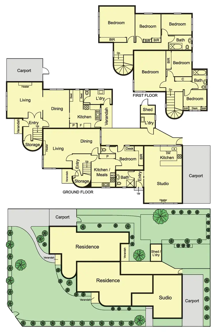 Floorplan of Homely house listing, 325 & 325A Bambra Road, Caulfield South VIC 3162