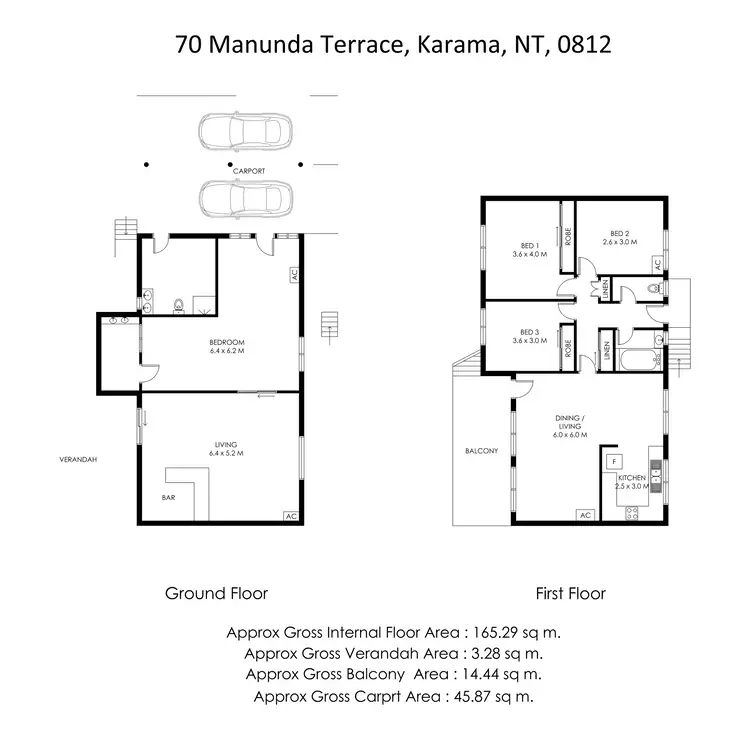 Floorplan of Homely house listing, 70 Manunda Terrace, Karama NT 812