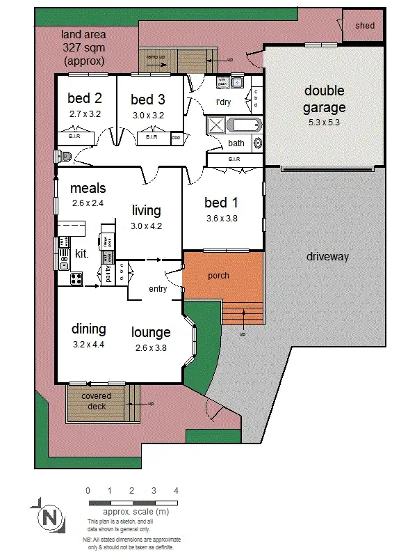 Floorplan of Homely unit listing, 2/27 Georges Road, Ringwood VIC 3134