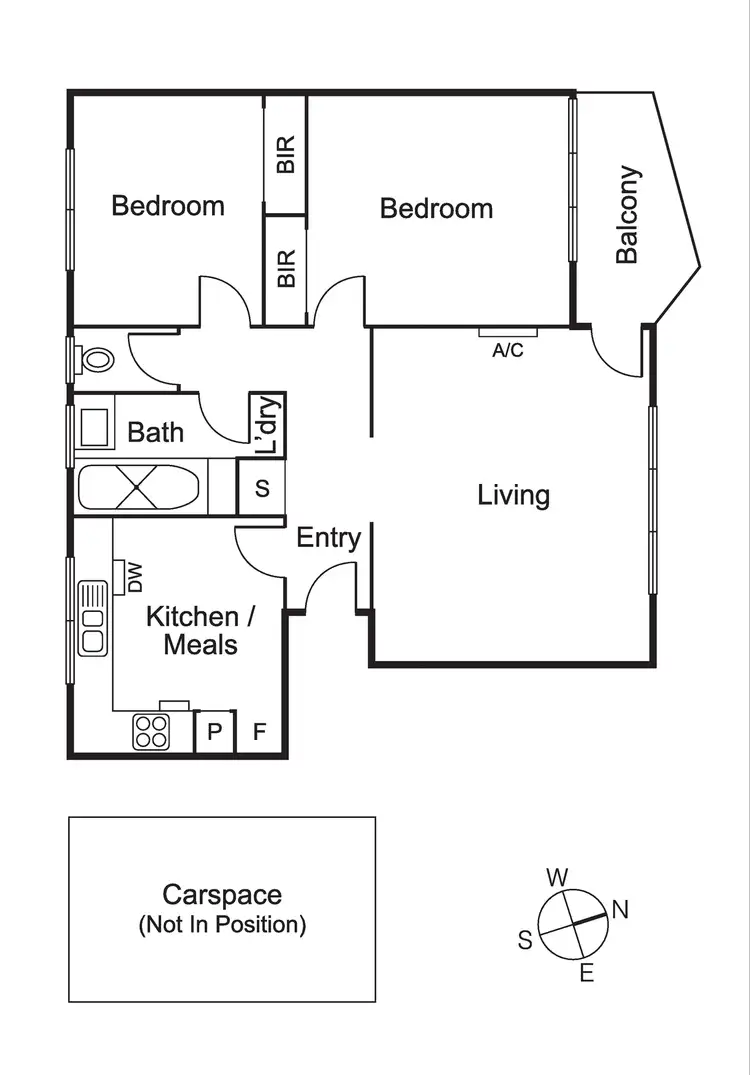 Floorplan of Homely apartment listing, 16/16 Lansdowne Road, St Kilda East VIC 3183