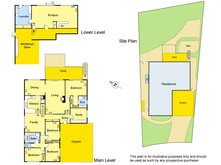 Floorplan of Homely house listing, 4 Loorea Court, Greensborough VIC 3088
