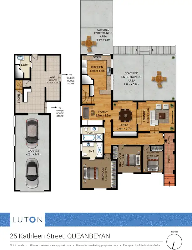 Floorplan of Homely house listing, 25 Kathleen Street, Queanbeyan NSW 2620