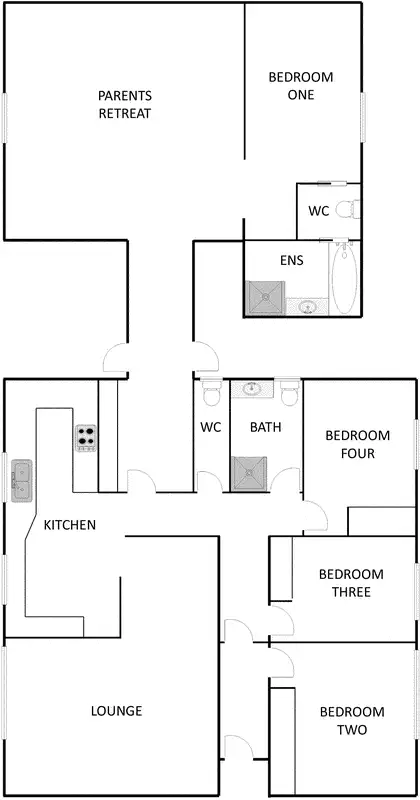 Floorplan of Homely house listing, 2 Foord Place, Kambah ACT 2902