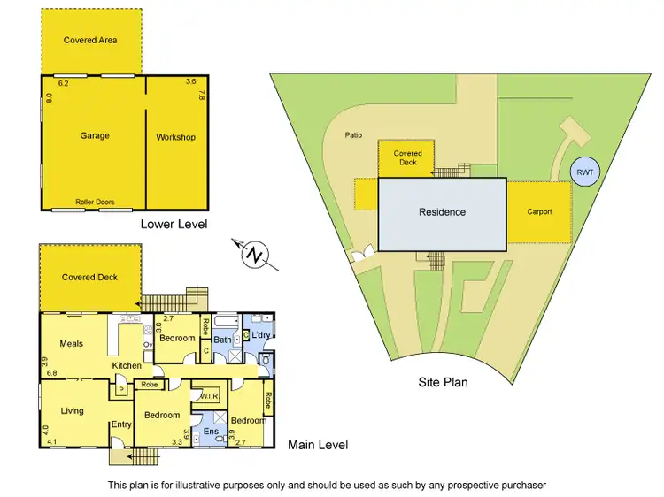 Floorplan of Homely house listing, 4 Trent Close, Greensborough VIC 3088