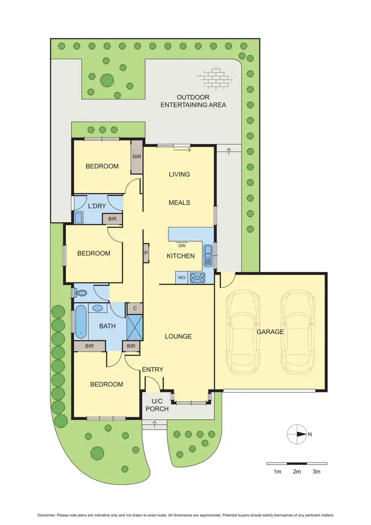 Floorplan of Homely townhouse listing, 3/1228 Main Road, Eltham VIC 3095