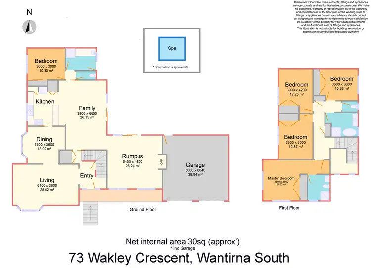 Floorplan of Homely house listing, 73 Wakley Crescent, Wantirna South VIC 3152