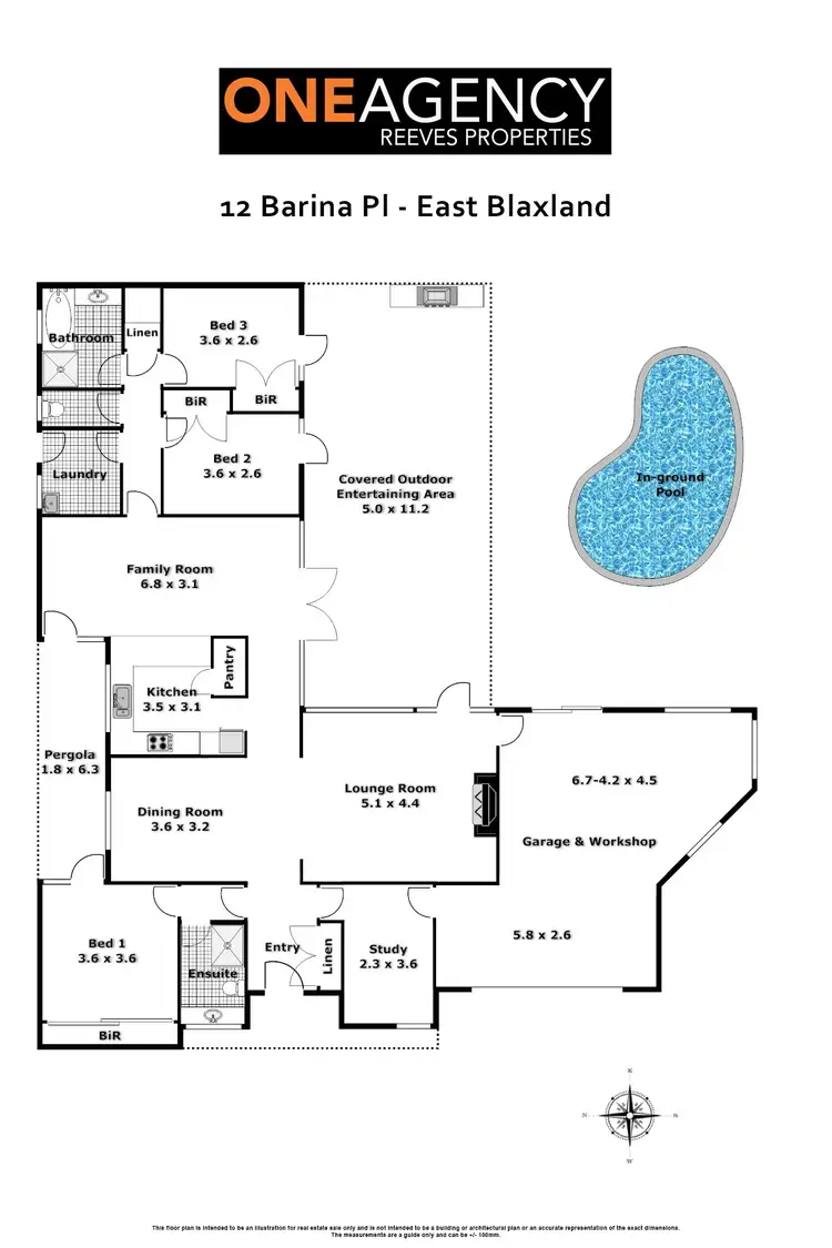 Floorplan of Homely house listing, 12 Barina Place, Blaxland NSW 2774