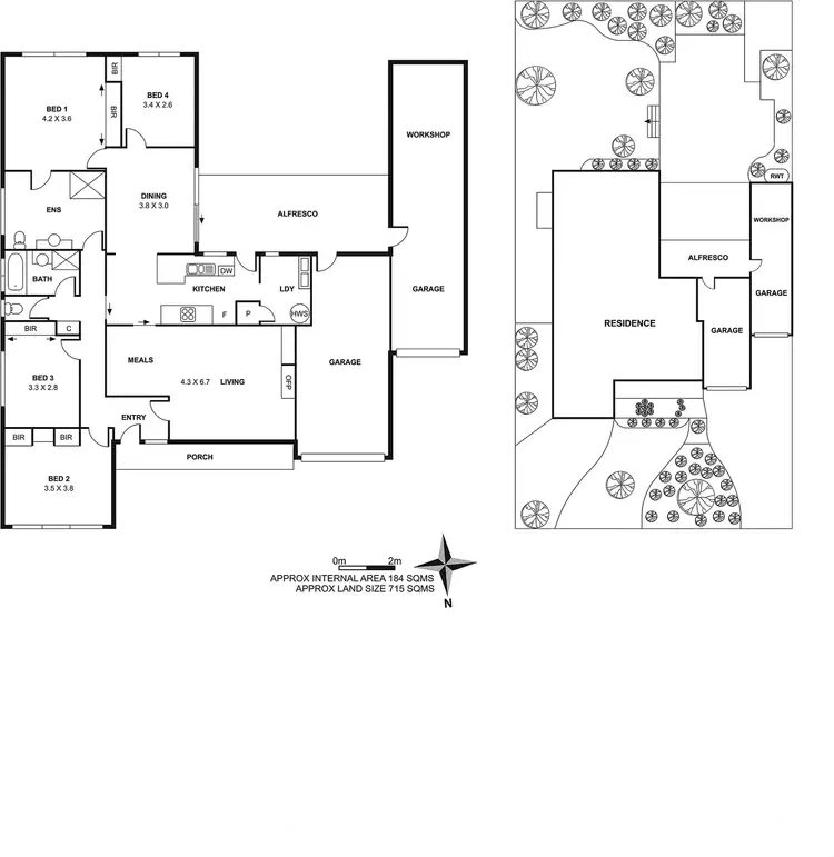 Floorplan of Homely house listing, 442 Ferntree Gully Road, Notting Hill VIC 3168