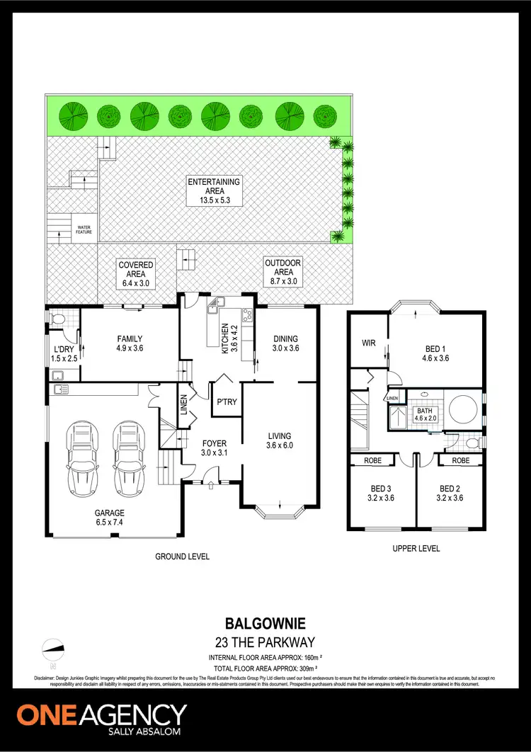 Floorplan of Homely house listing, 23 The Parkway, Balgownie NSW 2519