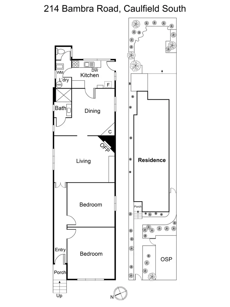 Floorplan of Homely house listing, 214 Bambra Road, Caulfield South VIC 3162