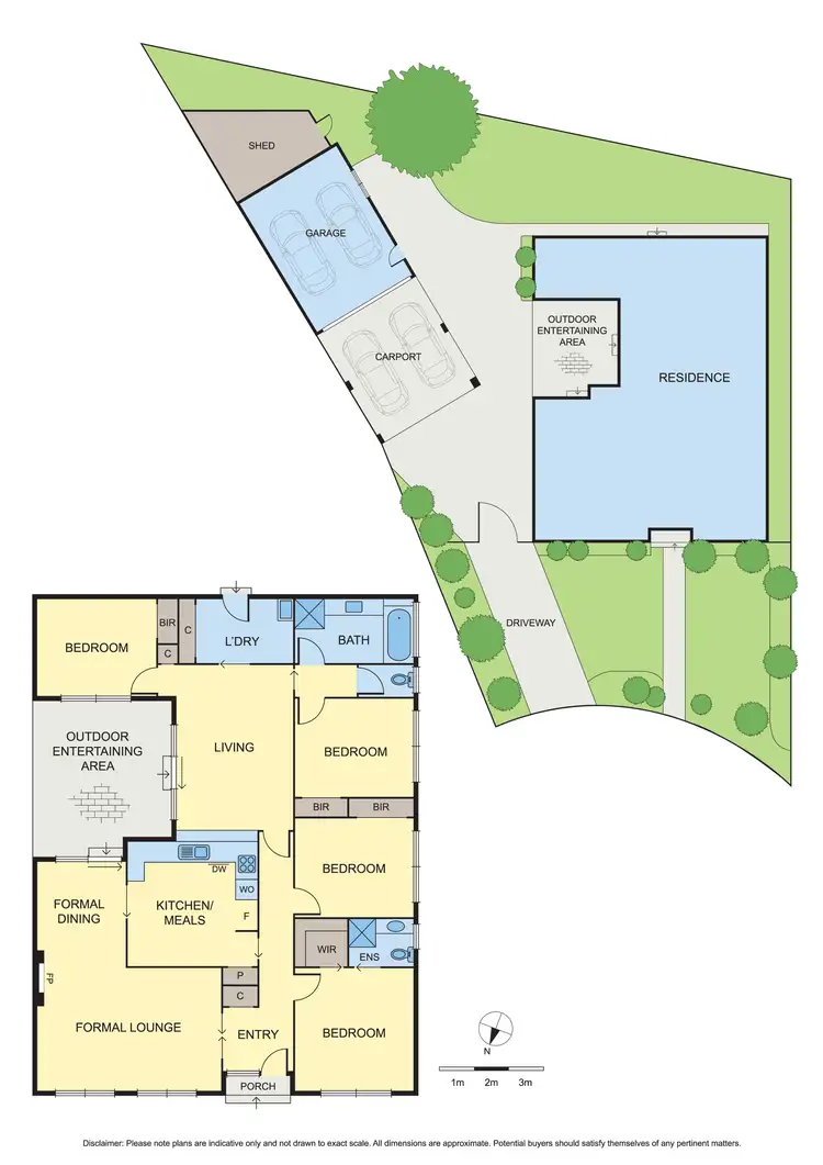 Floorplan of Homely house listing, 34 Aminya Crescent, Yallambie VIC 3085