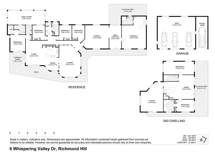 Floorplan of Homely house listing, 6 Whispering Valley Drive, Richmond Hill NSW 2480