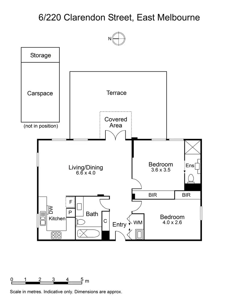 Floorplan of Homely apartment listing, 6/220 Clarendon Street, East Melbourne VIC 3002