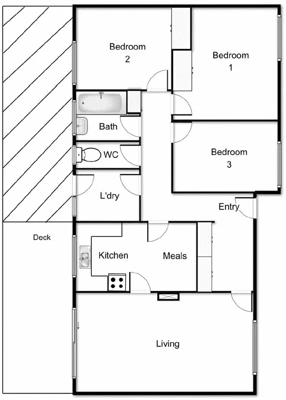 Floorplan of Homely house listing, 53 Blacket Street, Downer ACT 2602
