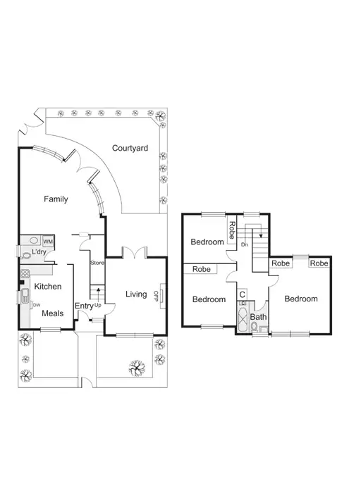 Floorplan of Homely house listing, 68 Little Page Street, Albert Park VIC 3206
