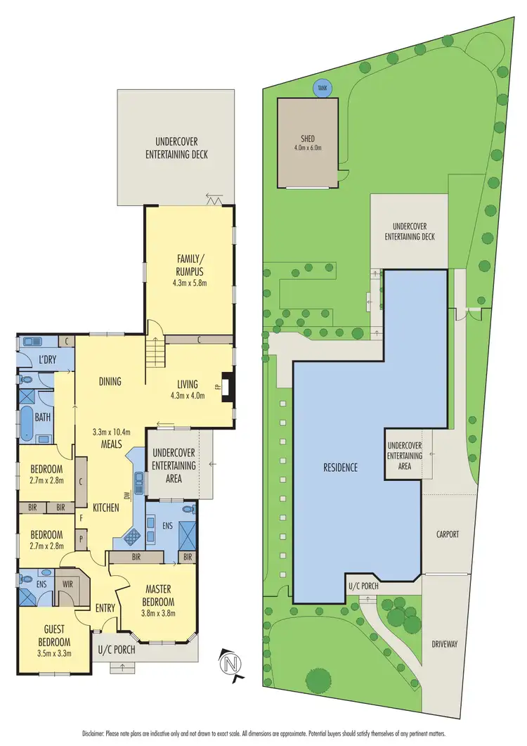 Floorplan of Homely house listing, 12 Murrindal Close, Eltham North VIC 3095