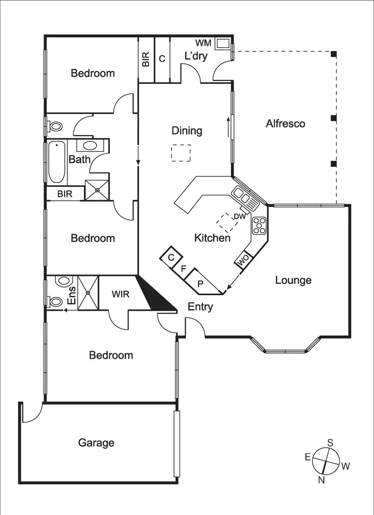 Floorplan of Homely unit listing, 2/34 Adrian Street, Bentleigh East VIC 3165