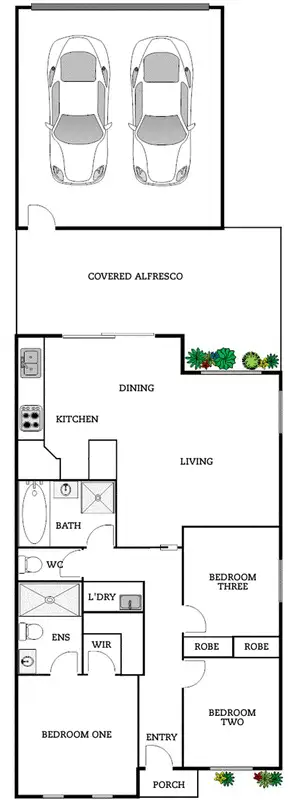 Floorplan of Homely house listing, 12 Fernando Street, Bonner ACT 2914