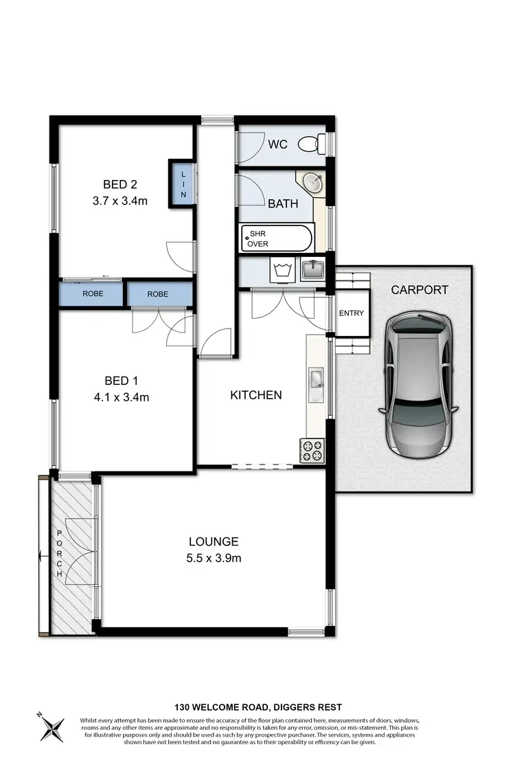 Floorplan of Homely house listing, 130 Welcome Road, Diggers Rest VIC 3427