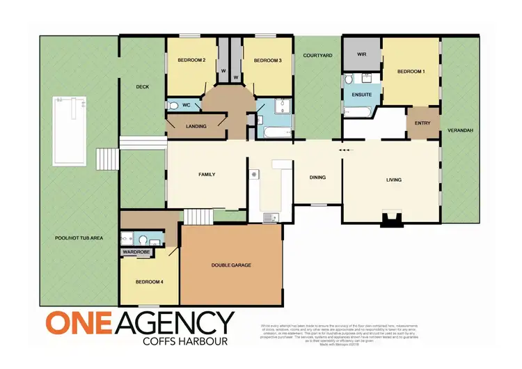 Floorplan of Homely house listing, 3 Banyan Place, Coffs Harbour NSW 2450