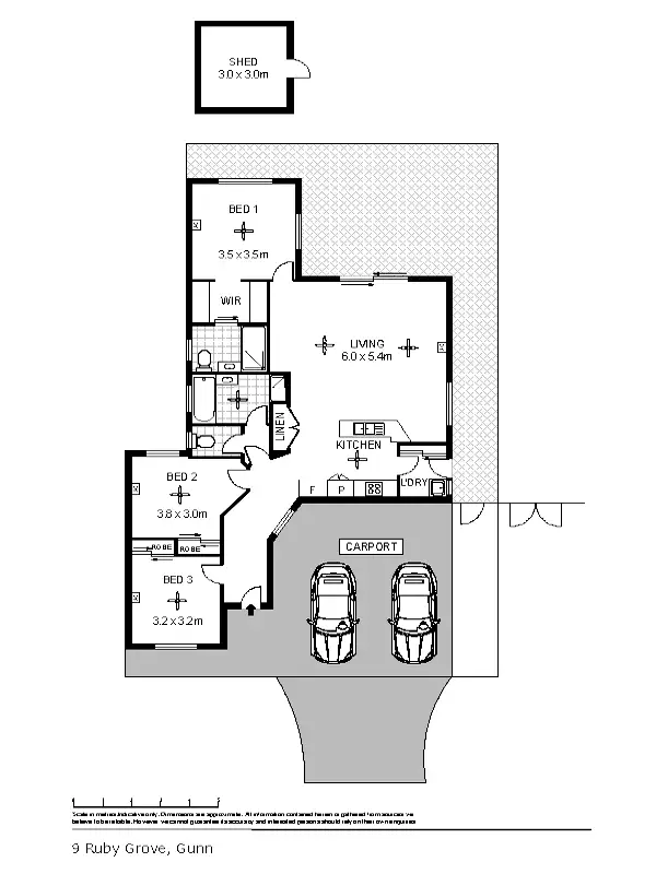 Floorplan of Homely house listing, 9 Ruby Grove, Gunn NT 832