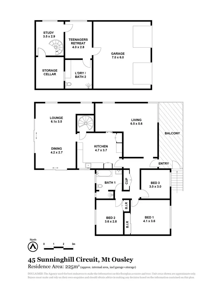 Floorplan of Homely house listing, 45 Sunninghill Circuit, Mount Ousley NSW 2519