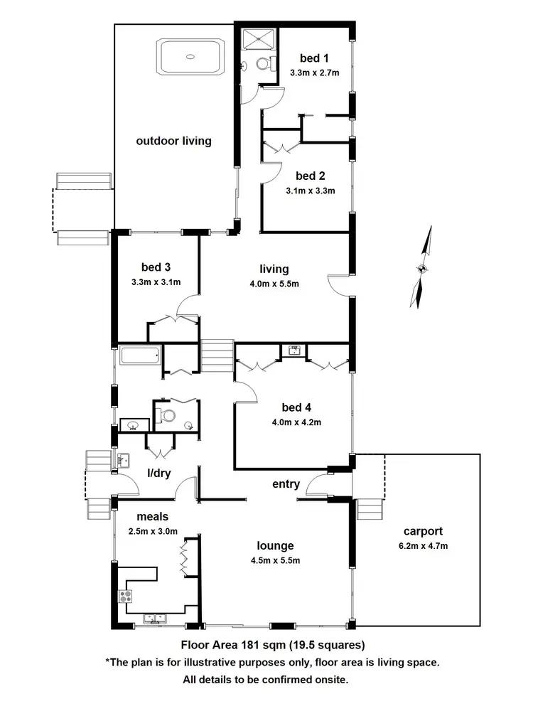 Floorplan of Homely house listing, 285 Glenfern Road, Upwey VIC 3158
