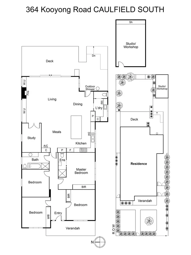 Floorplan of Homely house listing, 364 Kooyong Road, Caulfield South VIC 3162