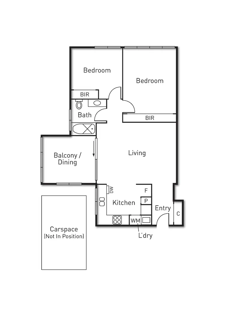 Floorplan of Homely apartment listing, 7/15 Wrexham Road, Prahran VIC 3181