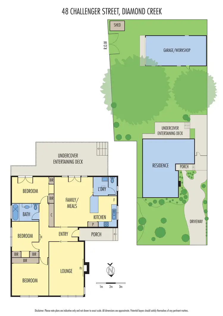 Floorplan of Homely house listing, 48 Challenger Street, Diamond Creek VIC 3089