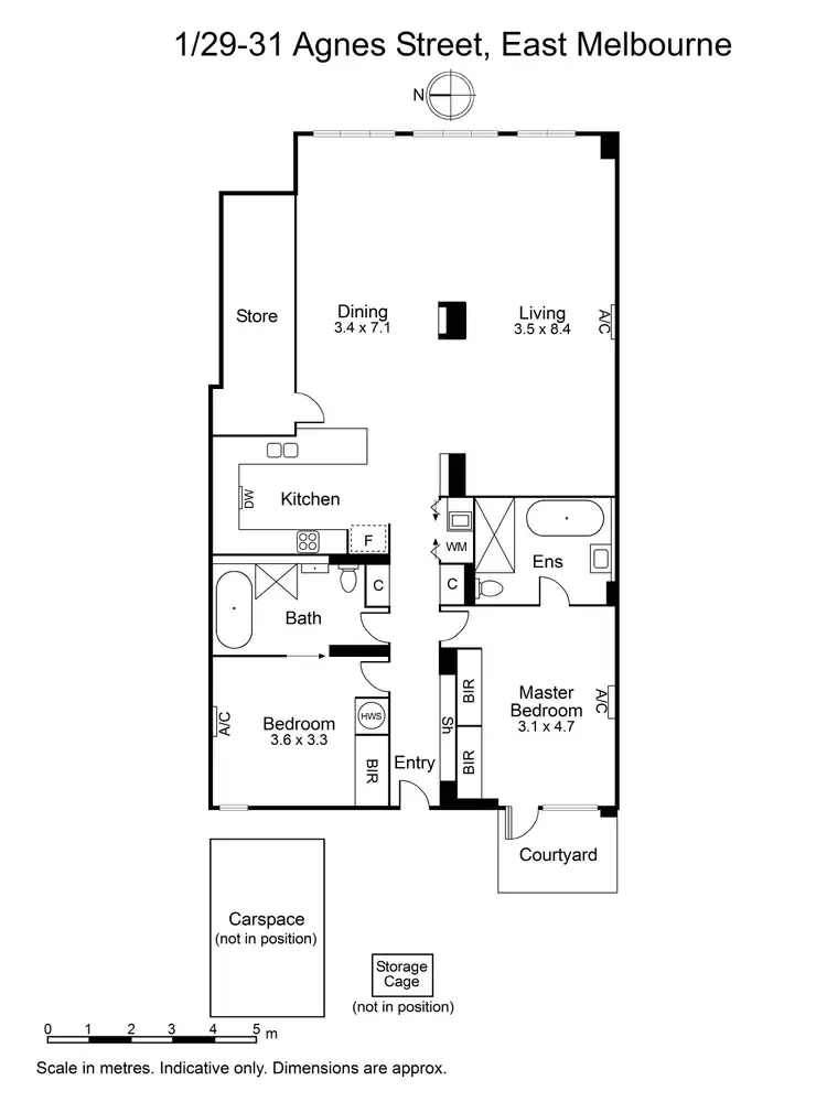 Floorplan of Homely apartment listing, 1/29-31 Agnes Street, East Melbourne VIC 3002
