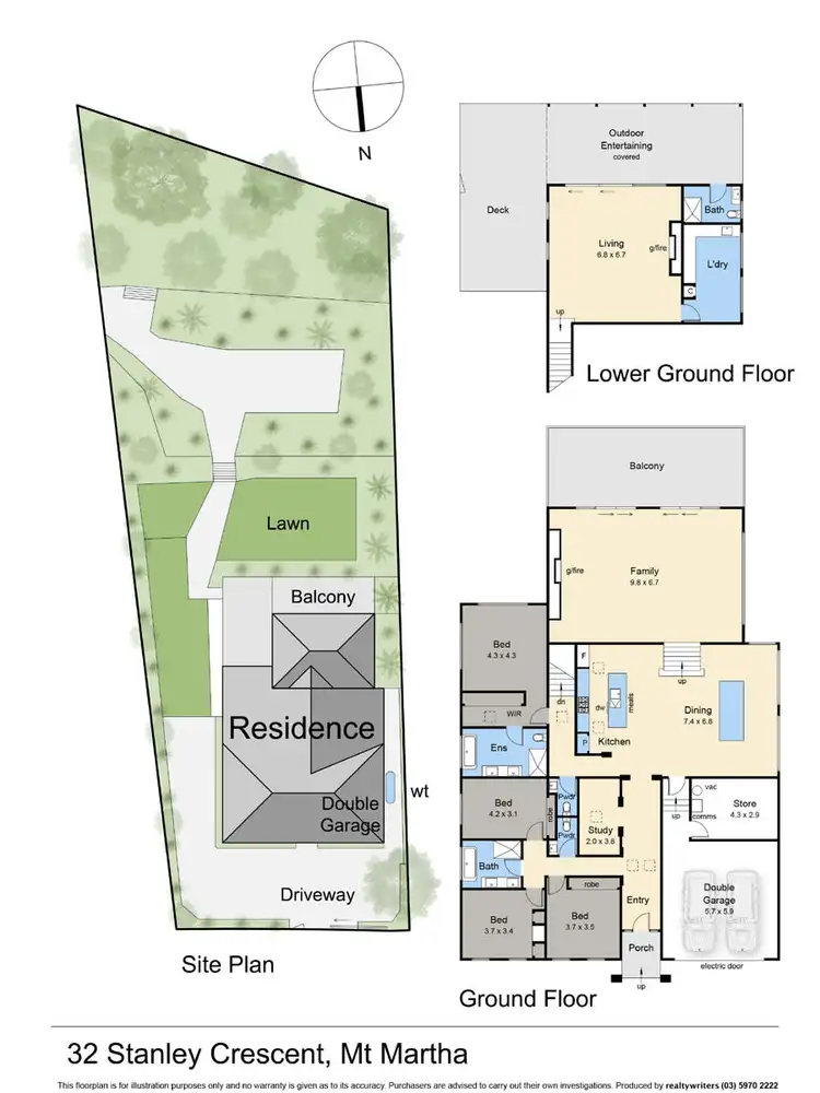 Floorplan of Homely house listing, 32 Stanley Crescent, Mount Martha VIC 3934