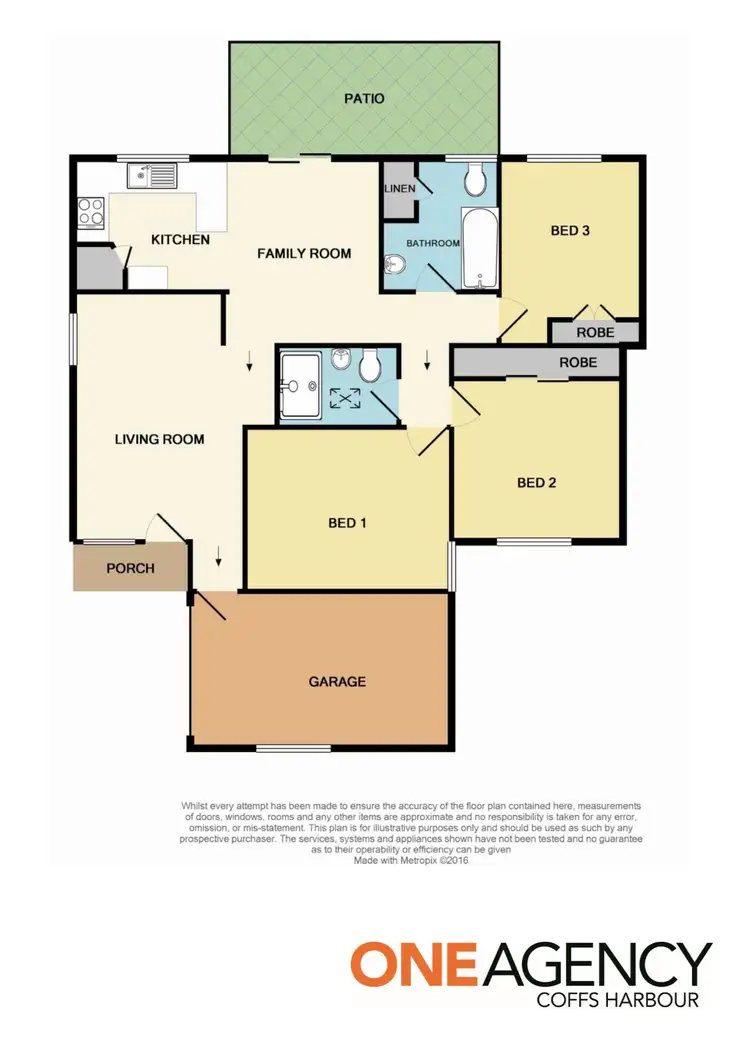 Floorplan of Homely house listing, 61 William Sharp Drive, Coffs Harbour NSW 2450