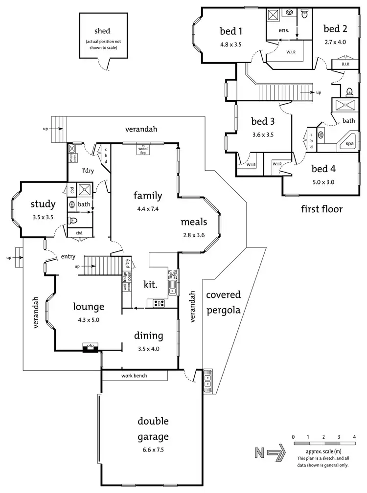 Floorplan of Homely house listing, 5 Mitchell Court, Croydon North VIC 3136