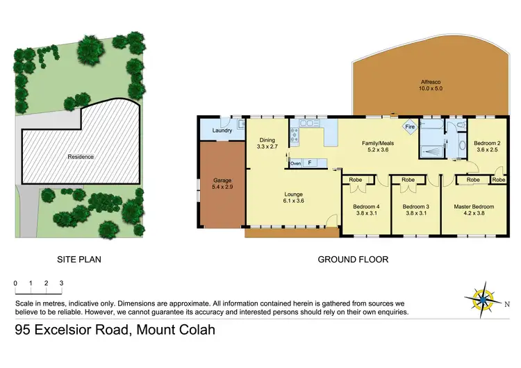 Floorplan of Homely house listing, 95 Excelsior Road, Mount Colah NSW 2079