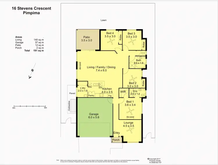 Floorplan of Homely house listing, 16 Steven Crescent, Pimpama QLD 4209