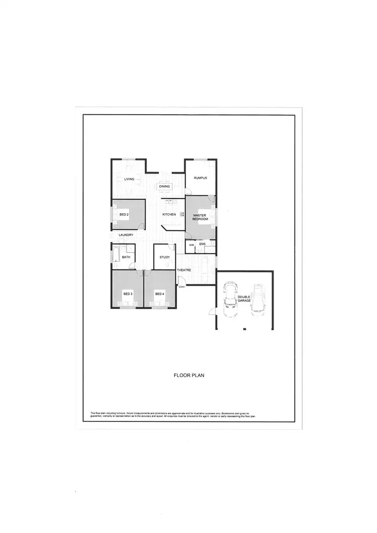 Floorplan of Homely house listing, 53 Kingston Drive, Australind WA 6233