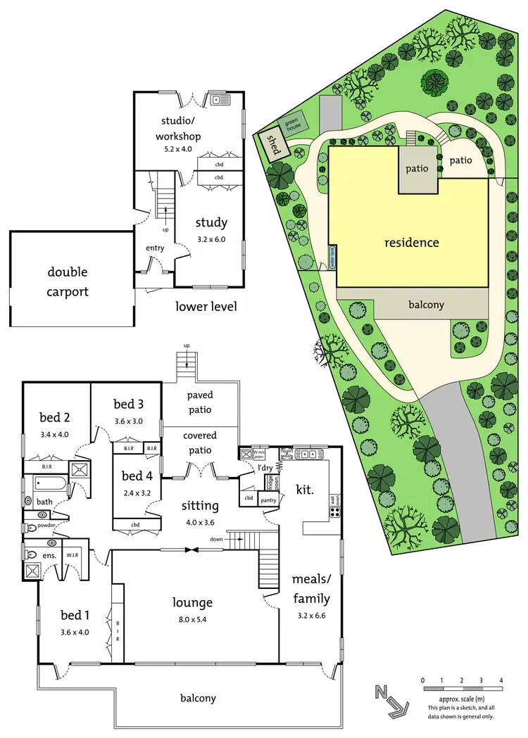Floorplan of Homely house listing, 4 Buller Terrace, Templestowe Lower VIC 3107