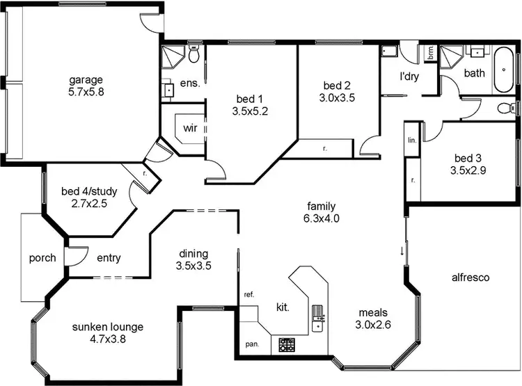Floorplan of Homely house listing, Address available on request