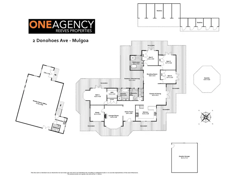 Floorplan of Homely rural property listing, 2 Donohoes Avenue, Mulgoa NSW 2745