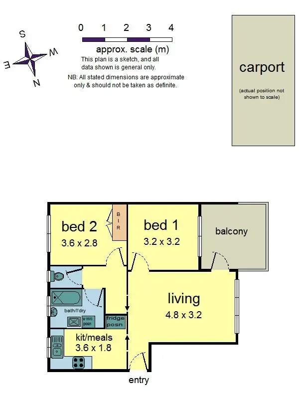 Floorplan of Homely apartment listing, 6/91 Thames Street, Box Hill VIC 3128