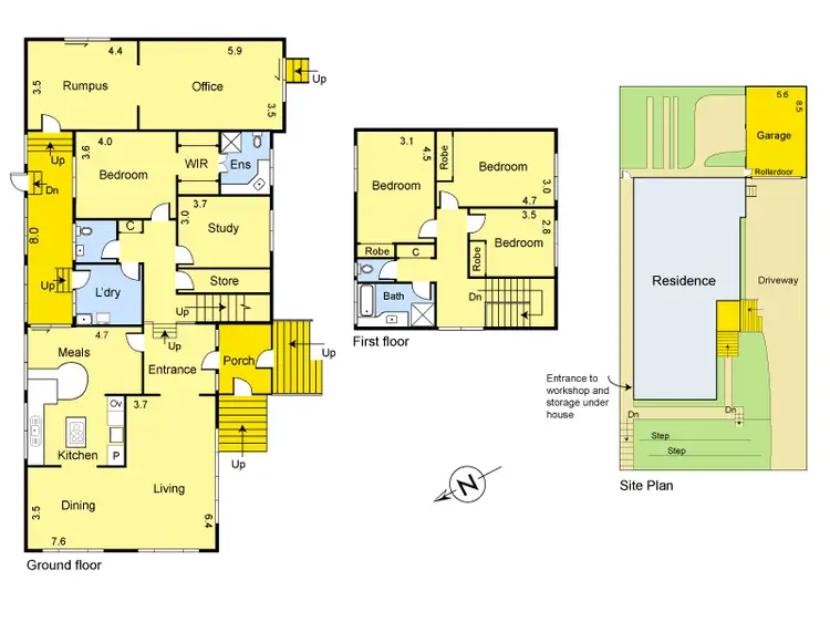 Floorplan of Homely house listing, 160 Plenty River Drive, Greensborough VIC 3088