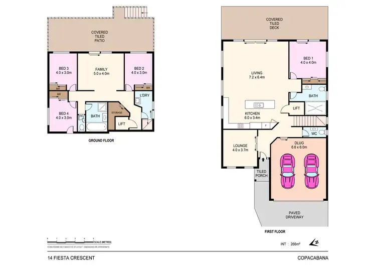 Floorplan of Homely house listing, 14 Fiesta Crescent, Copacabana NSW 2251