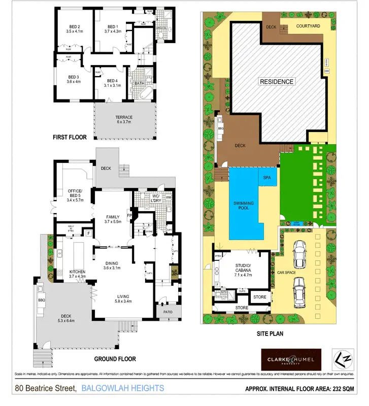 Floorplan of Homely house listing, 80 Beatrice Street, Balgowlah Heights NSW 2093