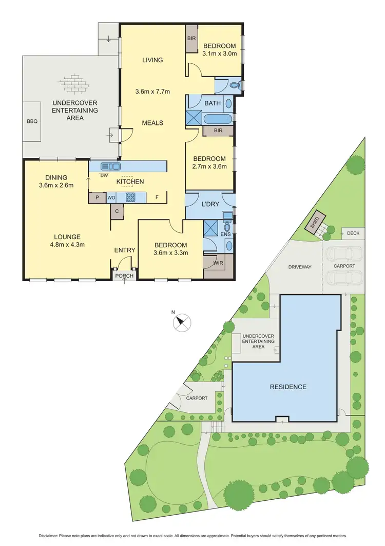 Floorplan of Homely house listing, 1 Gordon Grove, Montmorency VIC 3094