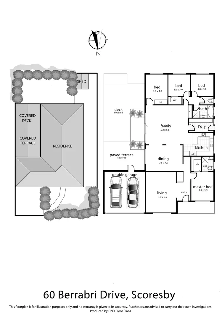 Floorplan of Homely house listing, 60 Berrabri Drive, Scoresby VIC 3179