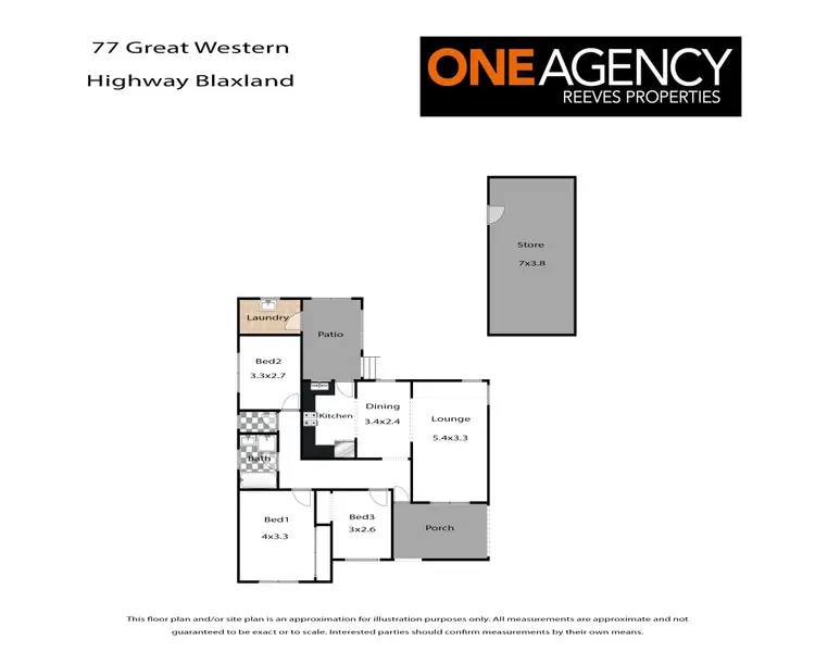 Floorplan of Homely house listing, 77 Great Western Highway, Blaxland NSW 2774