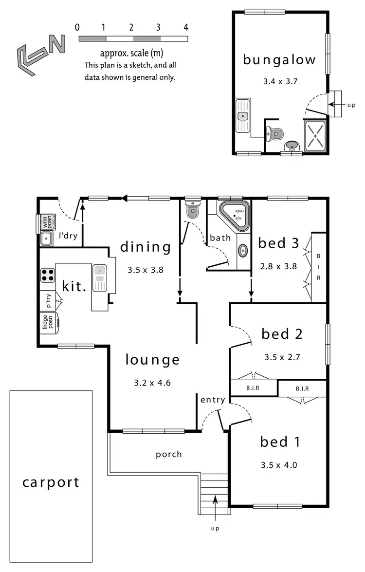 Floorplan of Homely house listing, 42 Taronga Crescent, Croydon VIC 3136