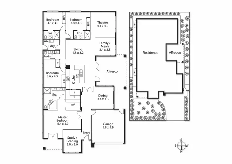 Floorplan of Homely house listing, 23 Bower Way, Doreen VIC 3754